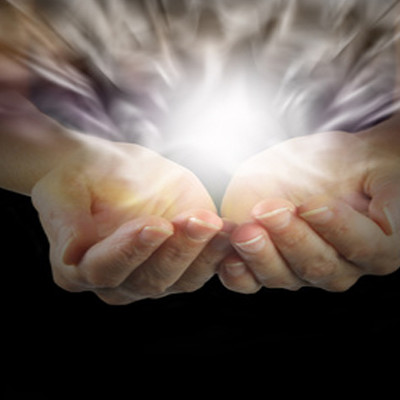 Main de lumière